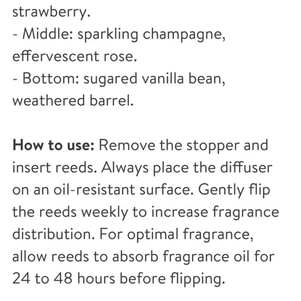 Voluspa NIB Kris champagne Diffuser